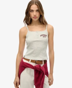 Athletic Essentials Graphic Button Cami