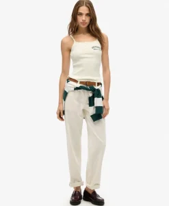 Athletic Essentials Graphic Button Cami Top