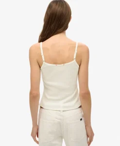 Athletic Essentials Graphic Button Cami Top