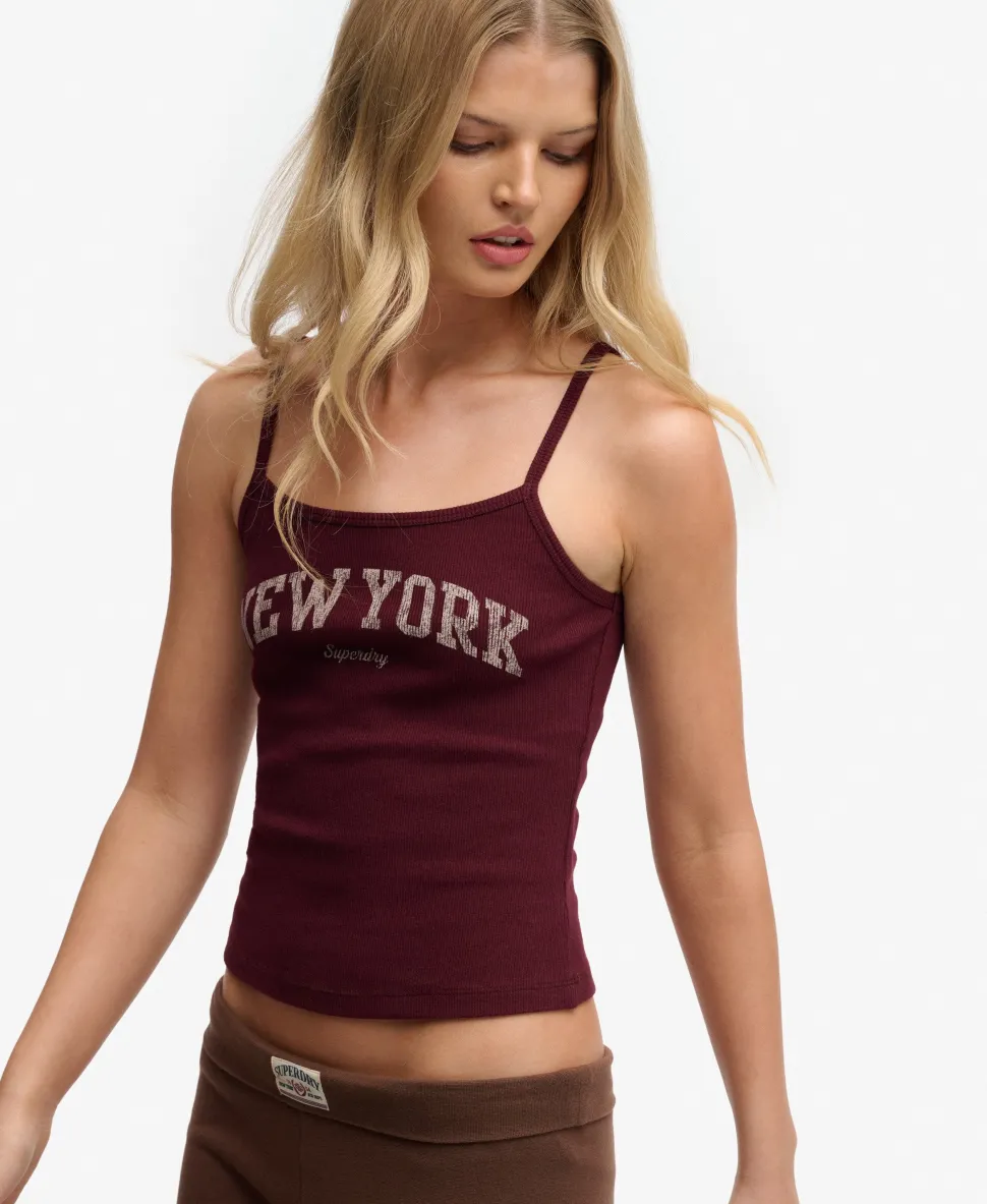 Athletic Essentials Graphic Print Cami Top