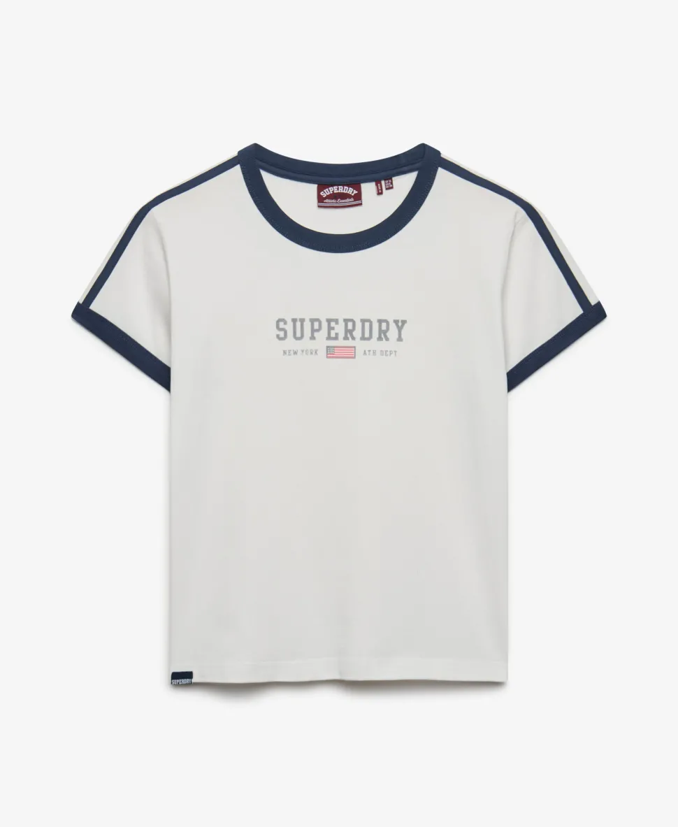 Athletic Essentials Graphic Ringer T-Shirt