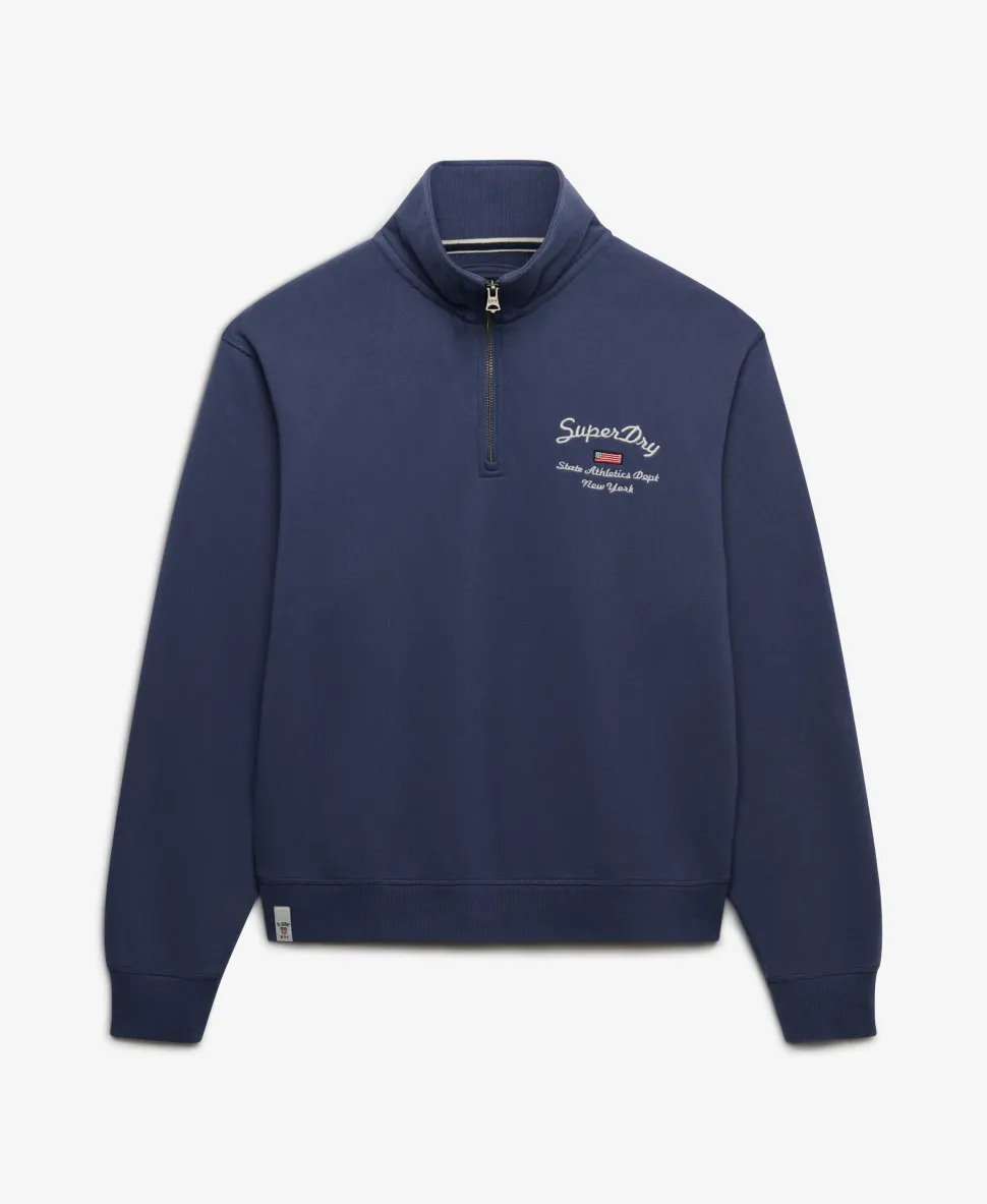 Athletic Essentials Graphic Half Zip Sweatshirt