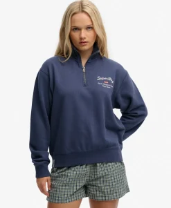 Athletic Essentials Graphic Half Zip Sweatshirt