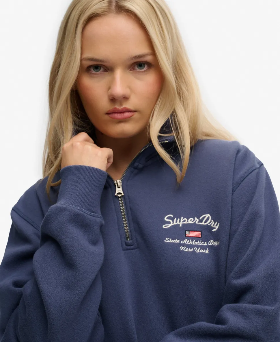Athletic Essentials Graphic Half Zip Sweatshirt