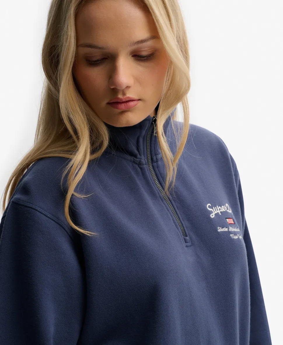 Athletic Essentials Graphic Half Zip Sweatshirt