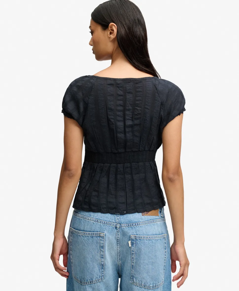 Athletic Essentials Half Button Top