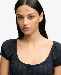 Athletic Essentials Half Button Top