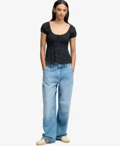 Athletic Essentials Half Button Top