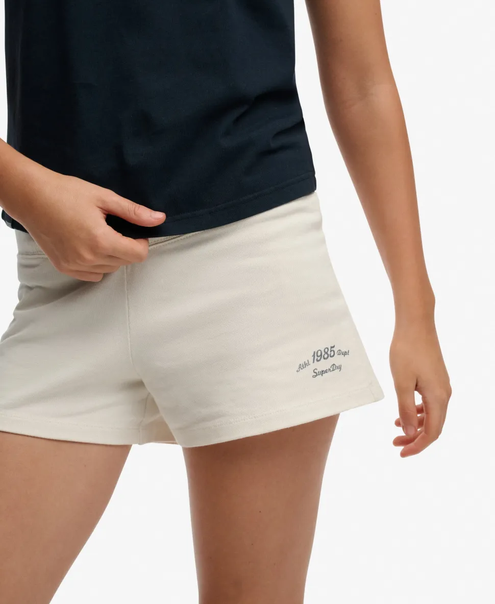 Athletic Essentials Jersey Script Shorts