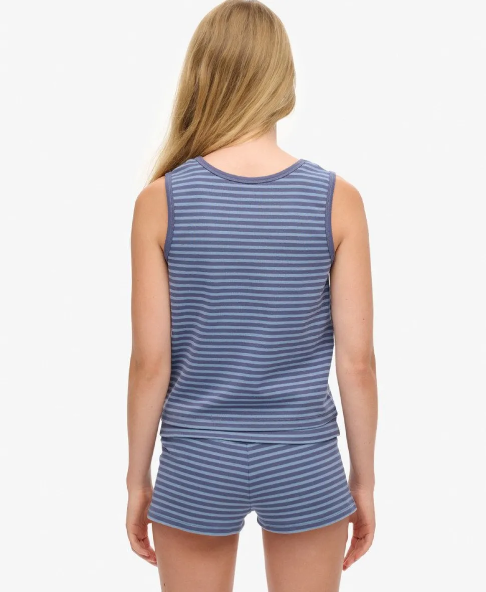 Athletic Essentials Jersey Stripe Tank Top
