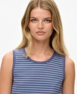 Athletic Essentials Jersey Stripe Tank Top