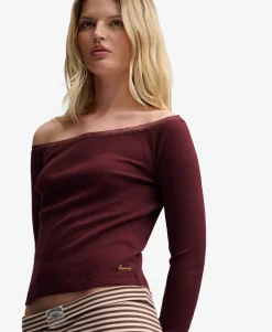 Athletic Essentials Lace Long Sleeve Top