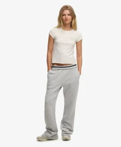 Athletic Essentials Logo Low Rise Flare Jogger