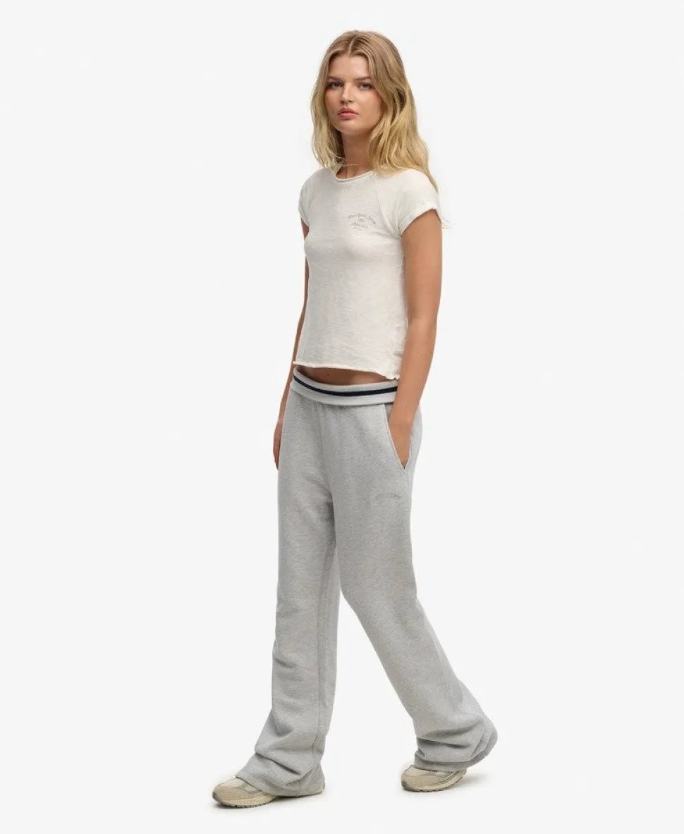 Athletic Essentials Logo Low Rise Flare Jogger