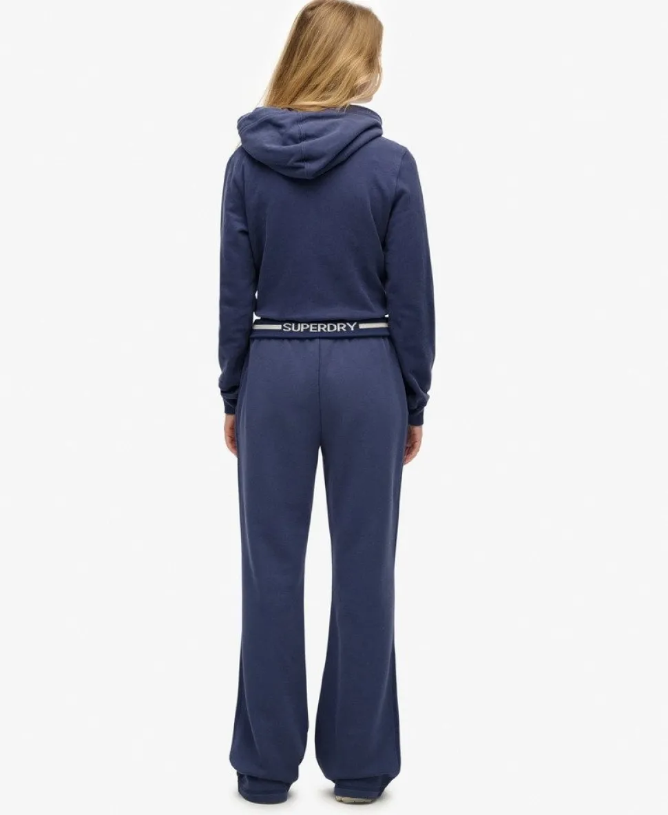Athletic Essentials Logo Low Rise Flare Jogger