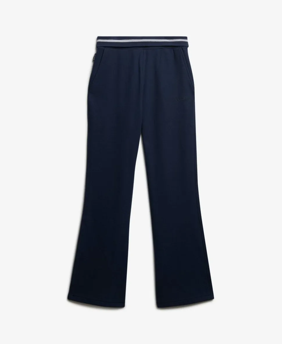 Athletic Essentials Logo Low Rise Flare Jogger