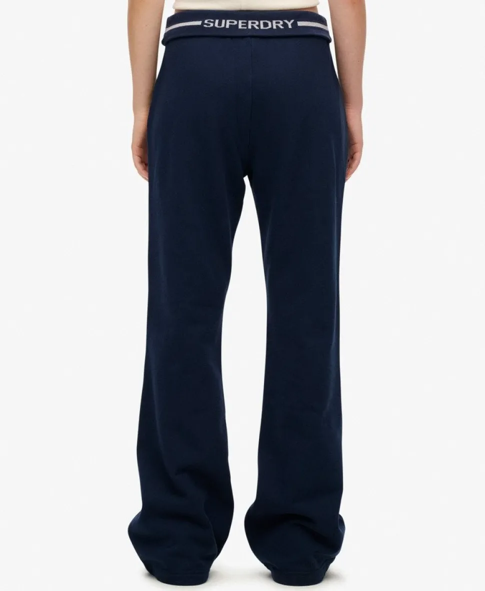 Athletic Essentials Logo Low Rise Flare Jogger
