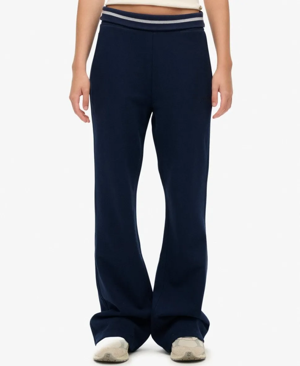 Athletic Essentials Logo Low Rise Flare Jogger