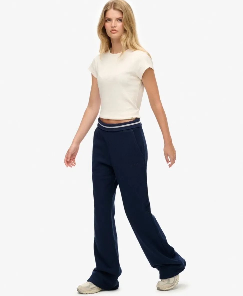 Athletic Essentials Logo Low Rise Flare Jogger
