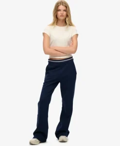 Athletic Essentials Logo Low Rise Flare Jogger