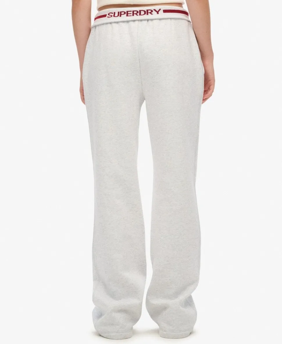 Athletic Essentials Logo Low Rise Flare Jogger