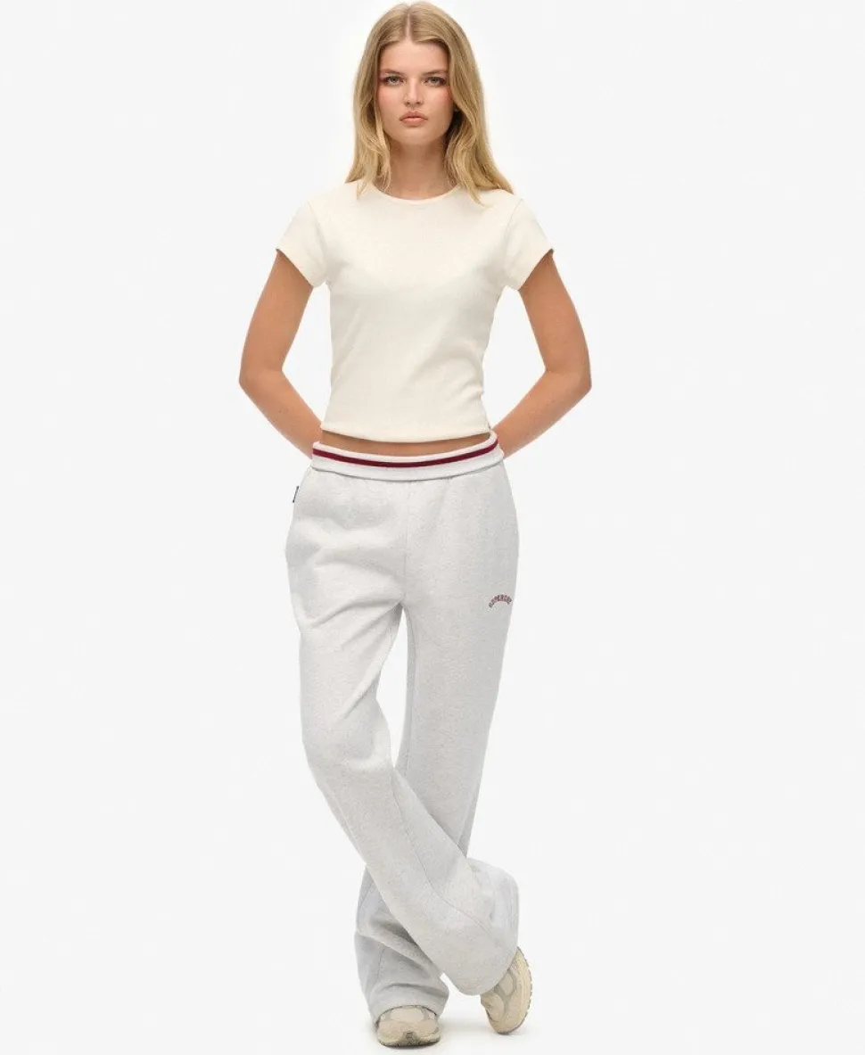 Athletic Essentials Logo Low Rise Flare Jogger