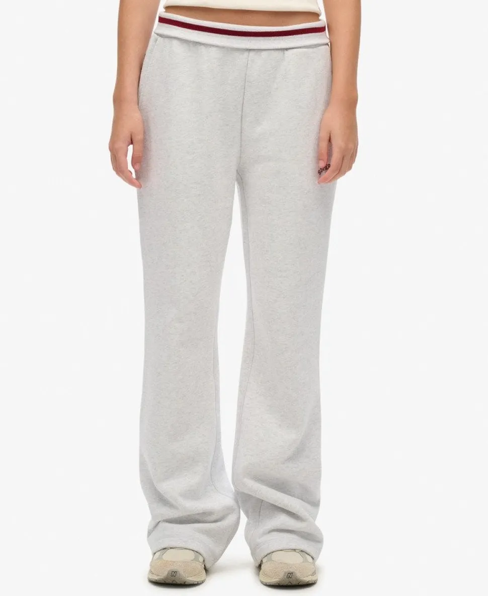Athletic Essentials Logo Low Rise Flare Jogger