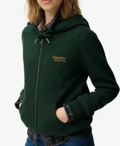Athletic Essentials Logo Zip Hoodie