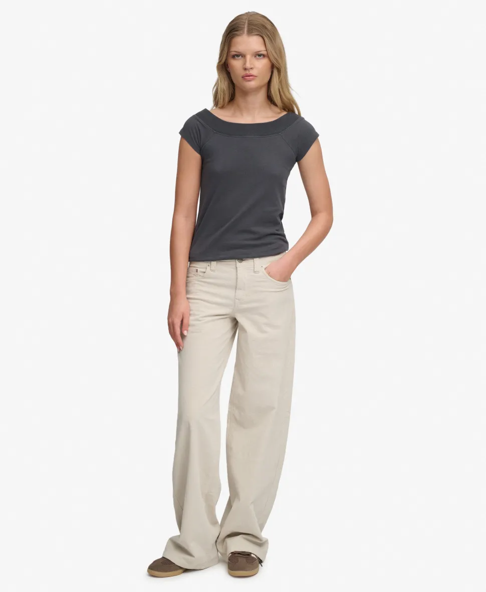 Athletic Essentials Off Shoulder Top