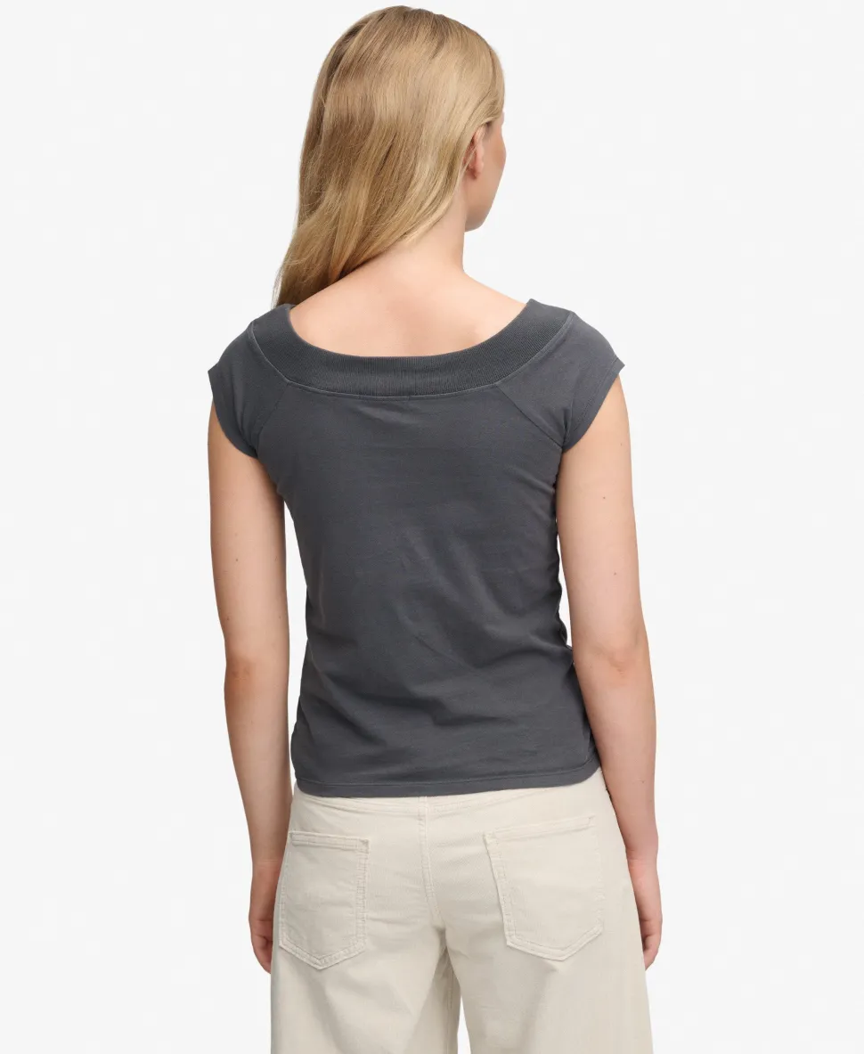 Athletic Essentials Off Shoulder Top