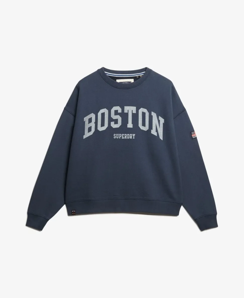 Athletic Essentials Oversized Crew Sweatshirt