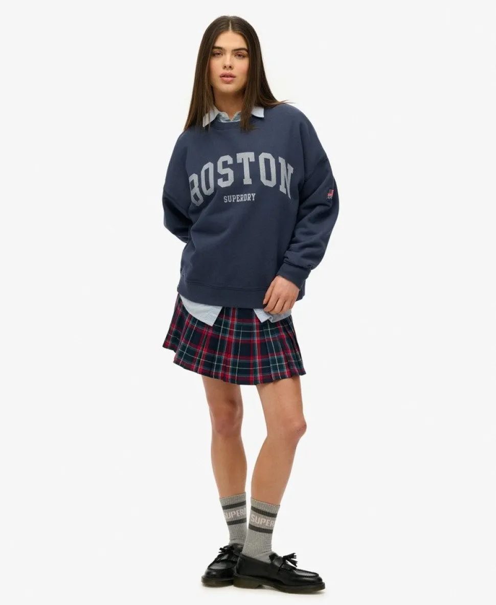 Athletic Essentials Oversized Crew Sweatshirt