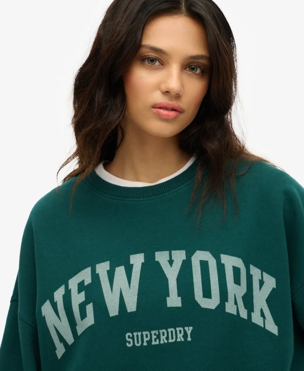 Athletic Essentials Oversized Crew Sweatshirt