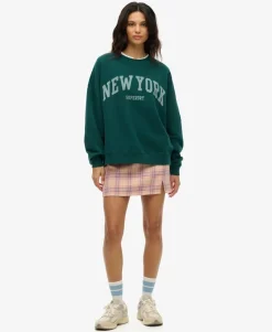 Athletic Essentials Oversized Crew Sweatshirt