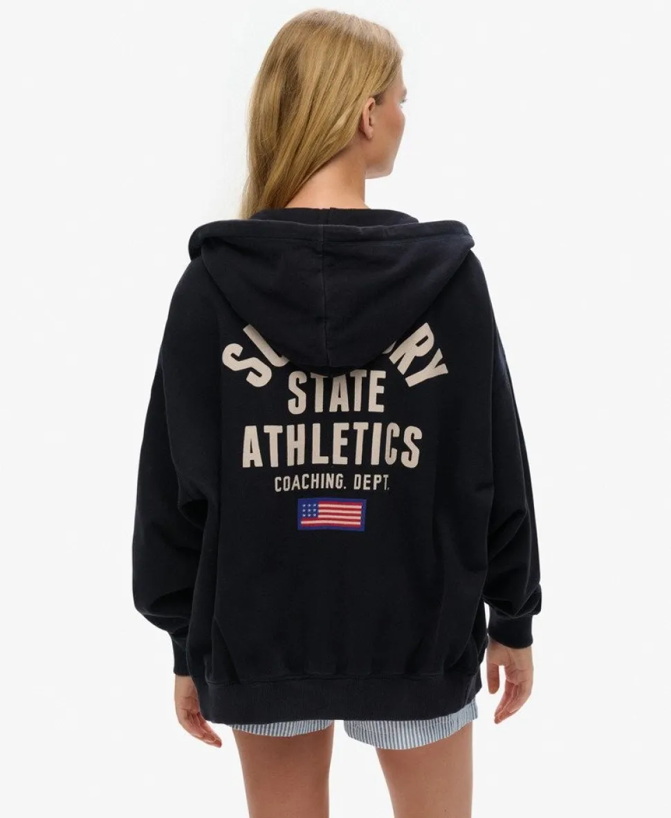 Athletic Essentials Oversized Zip Hoodie