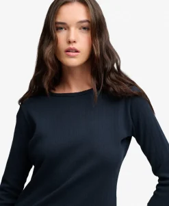 Athletic Essentials Pointelle Half Sleeve Top