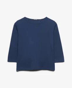 Athletic Essentials Pointelle Half Sleeve Top