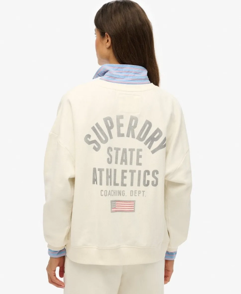 Athletic Essentials Printed Crew Sweatshirt