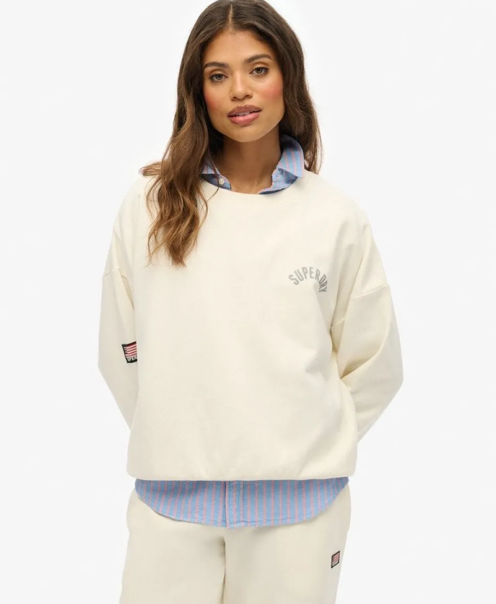 Athletic Essentials Printed Crew Sweatshirt
