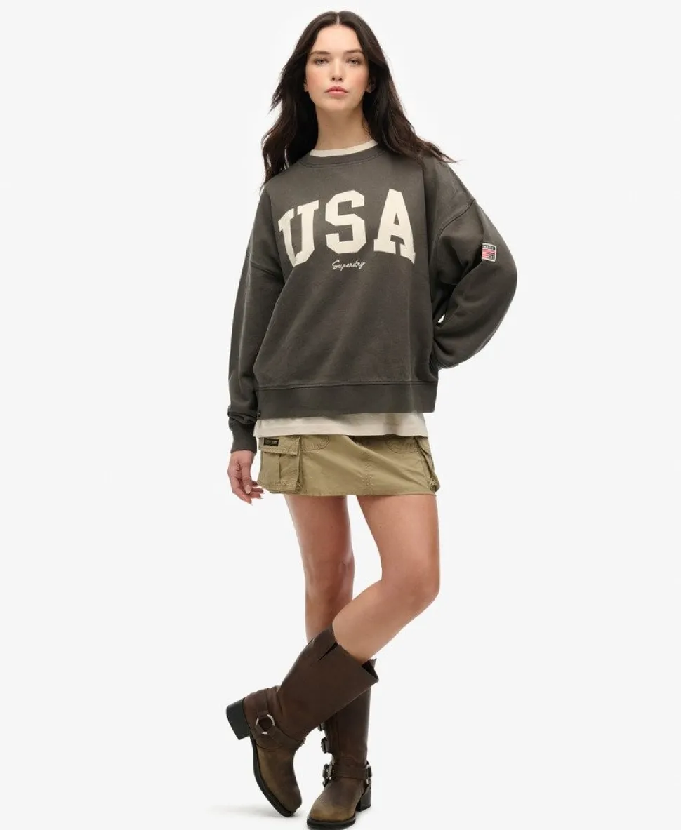 Athletic Essentials Relaxed Crew Sweatshirt