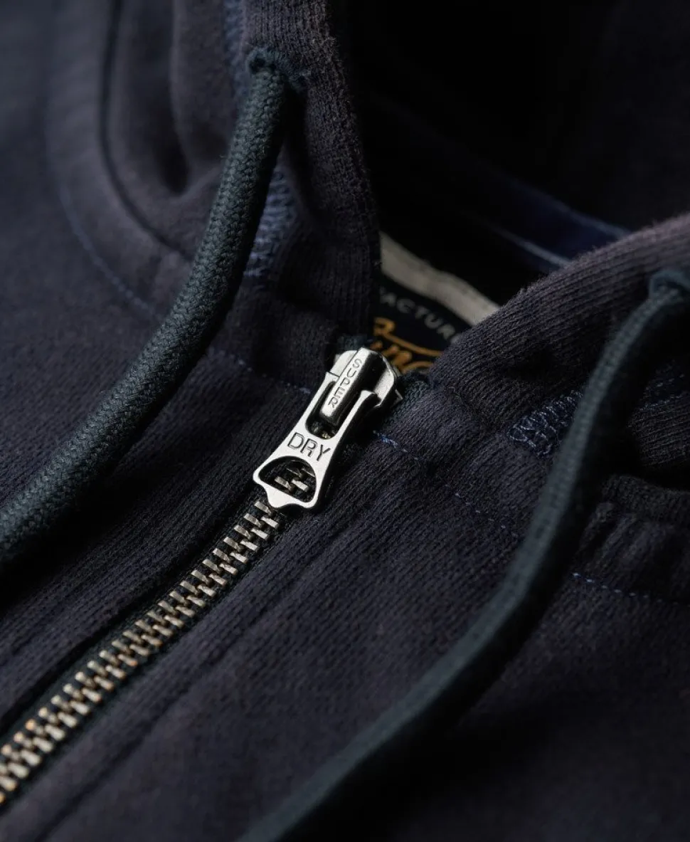 Athletic Essentials Relaxed Crop Zip-hoodie