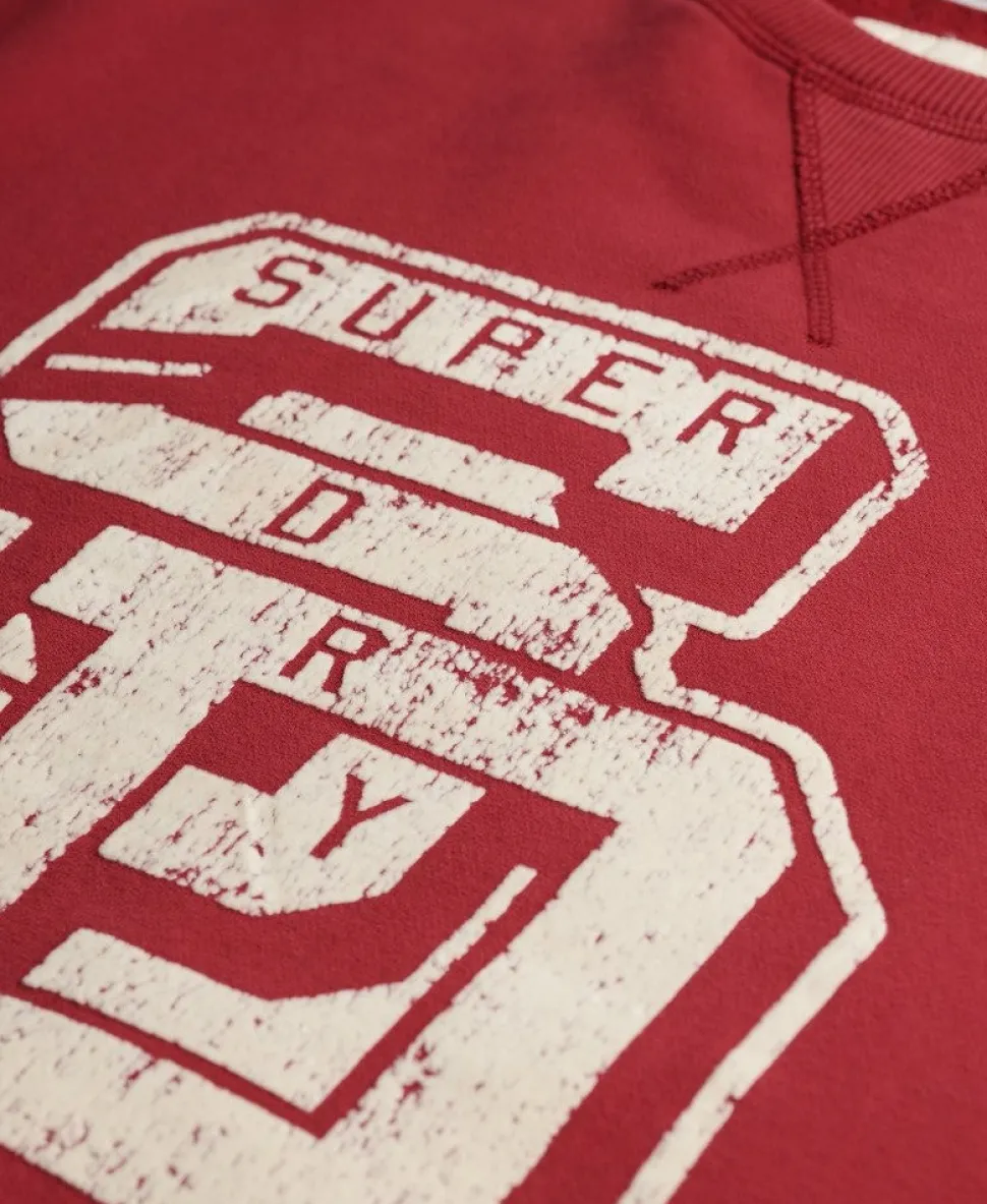 Athletic Essentials Relaxed Flock Crew Sweatshirt