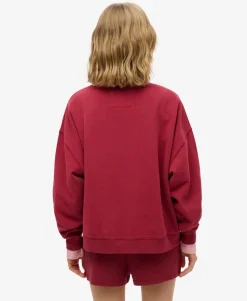 Athletic Essentials Relaxed Flock Crew Sweatshirt