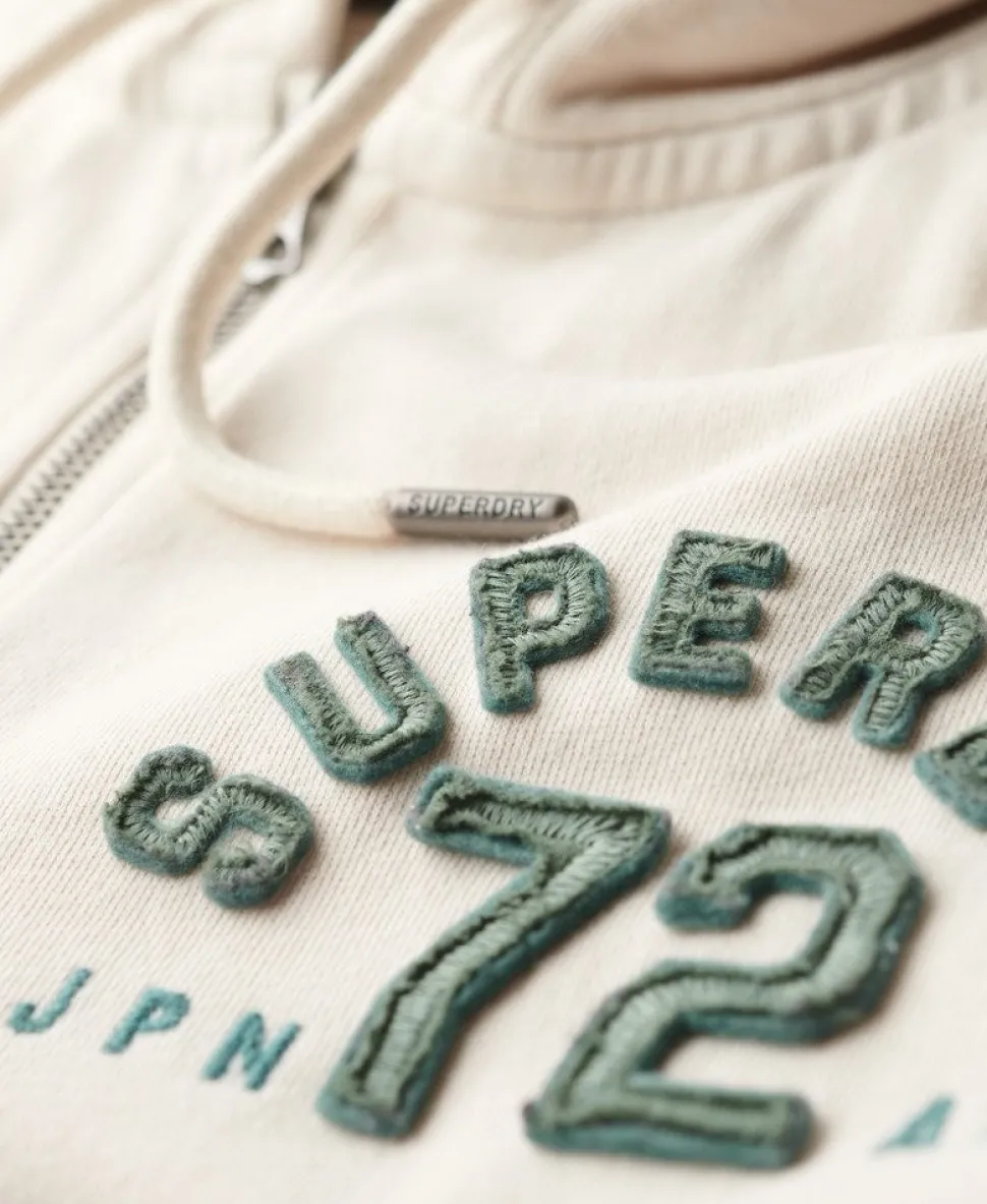Athletic Essentials Relaxed Crop Zip-hoodie