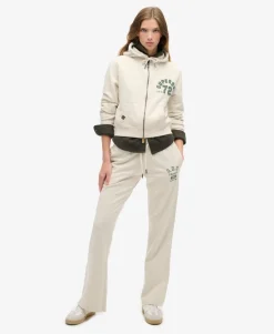 Athletic Essentials Relaxed Crop Zip-hoodie