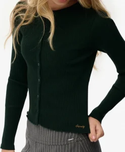 Athletic Essentials Ribbed Cardigan