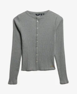 Athletic Essentials Ribbed Cardigan