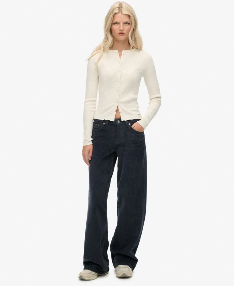 Athletic Essentials Ribbed Cardigan