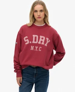 Athletic Essentials Slouchy Crew Sweatshirt