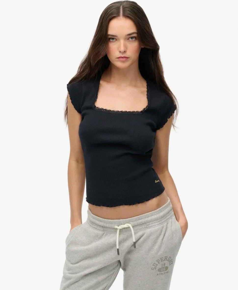 Athletic Essentials Square Neck Top